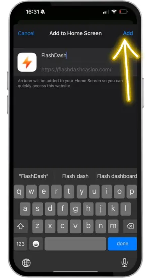 Name the App and Confirm
