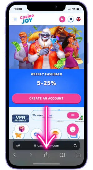 Website and Tap Share